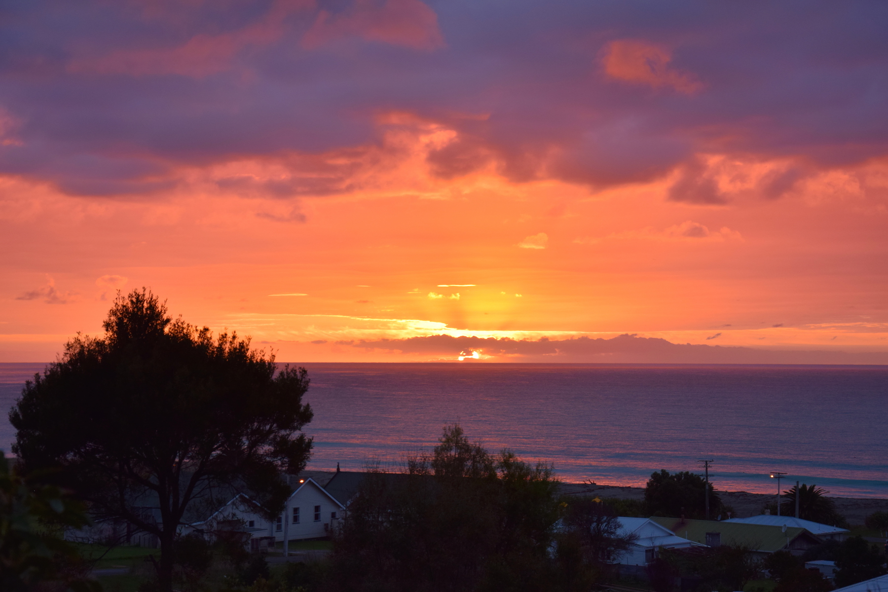 Sonnenaufgang Tokomaru Bay